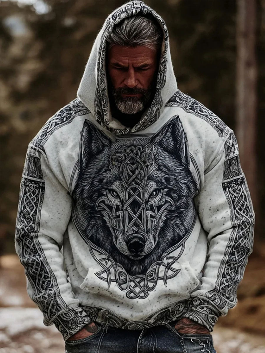 Męska bluza z kapturem Viking