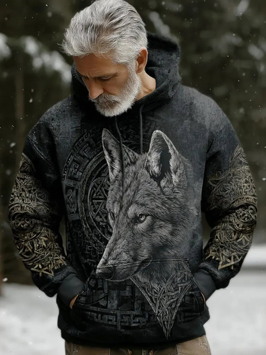 Męska bluza z kapturem Viking