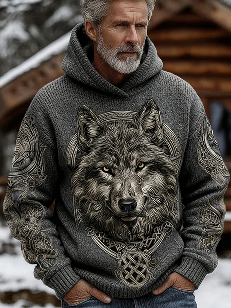 Męska bluza z kapturem Viking