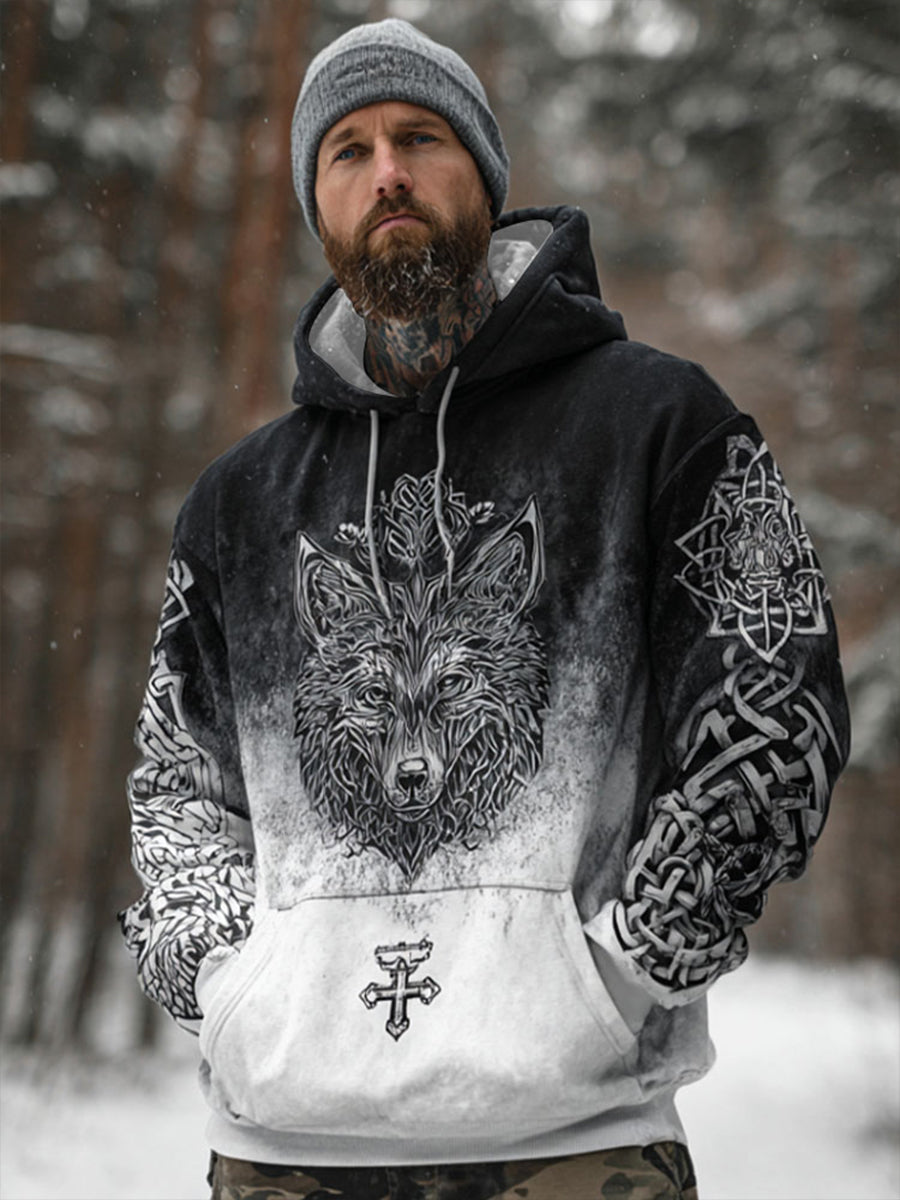 Męska bluza z kapturem Viking