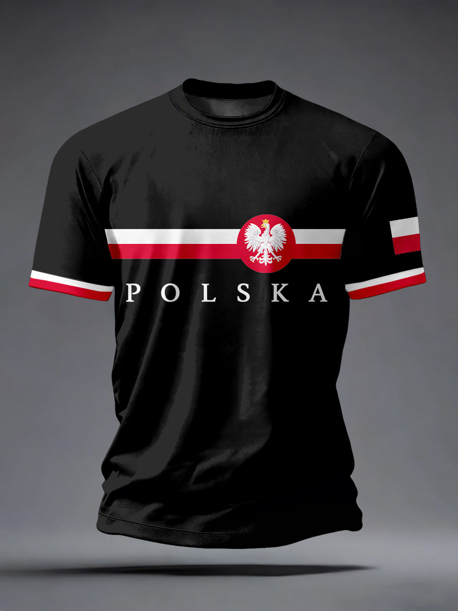 Męski t-shirt Polska
