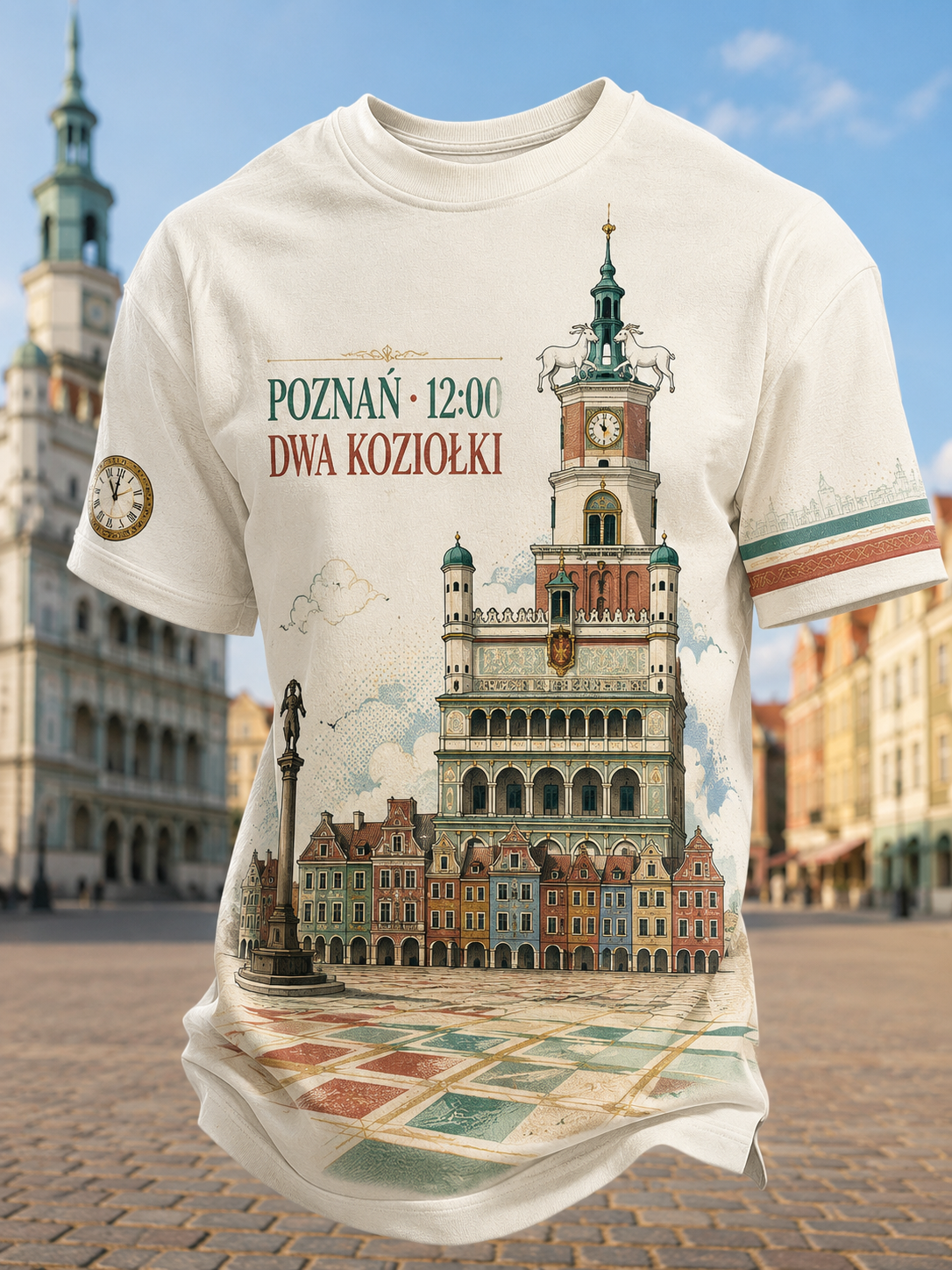 Męska koszulka z krótkim rękawem Polski City