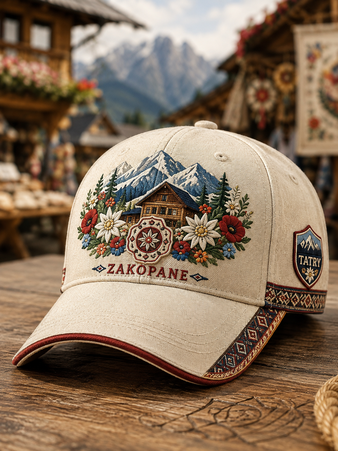 Dwupłciowa czapka Zakopane Mountains