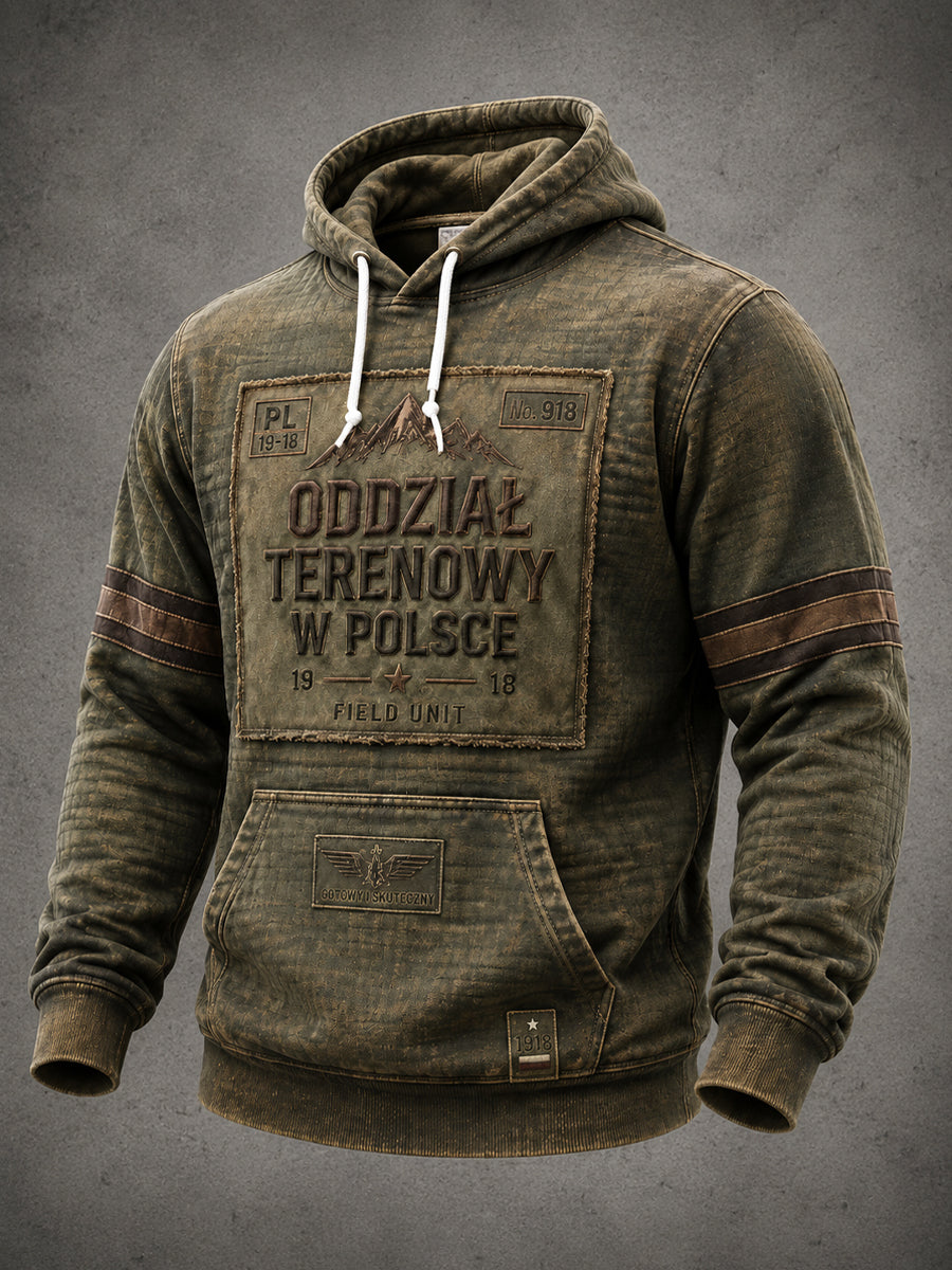 Męska bluza z kapturem Polish Legacy Military Heritage
