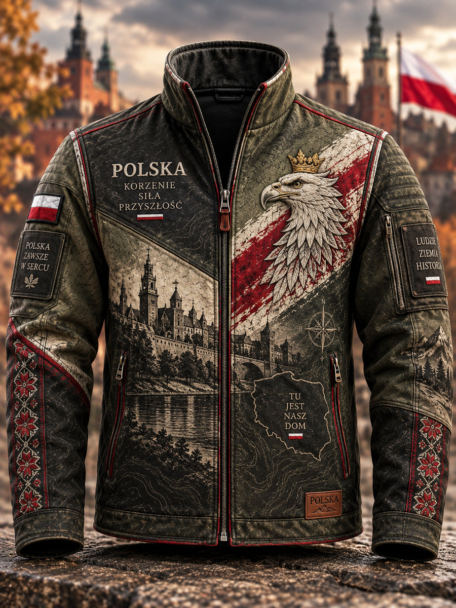 Męska kurtka w polskim tradycyjnym stylu