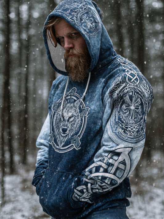 Męska bluza z kapturem Viking