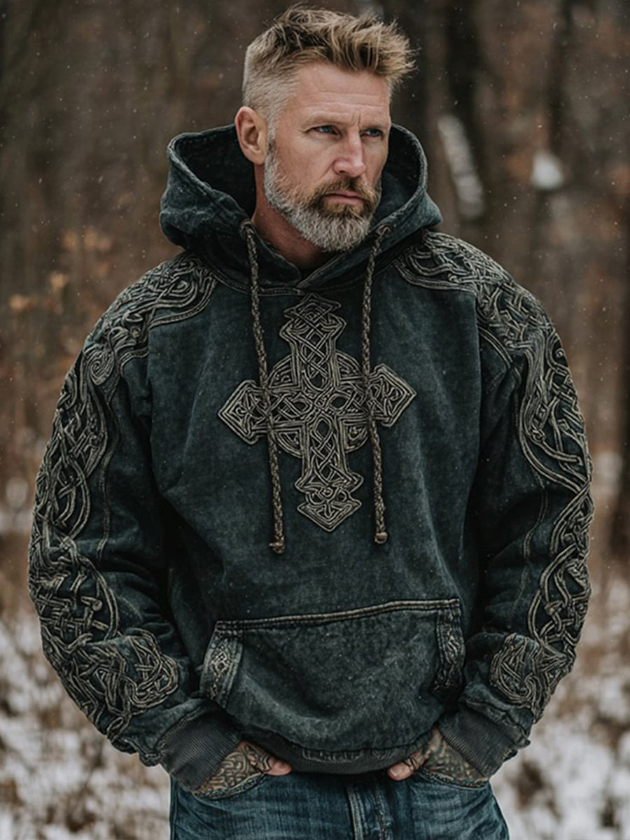 Męska bluza z kapturem Viking