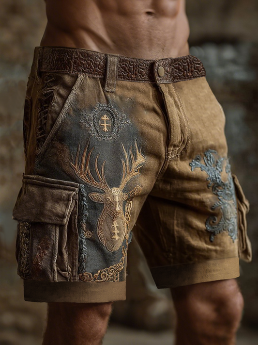 Męskie spodenki western elk