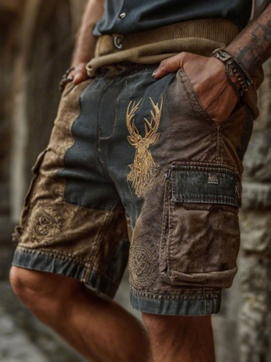 Męskie spodenki western elk