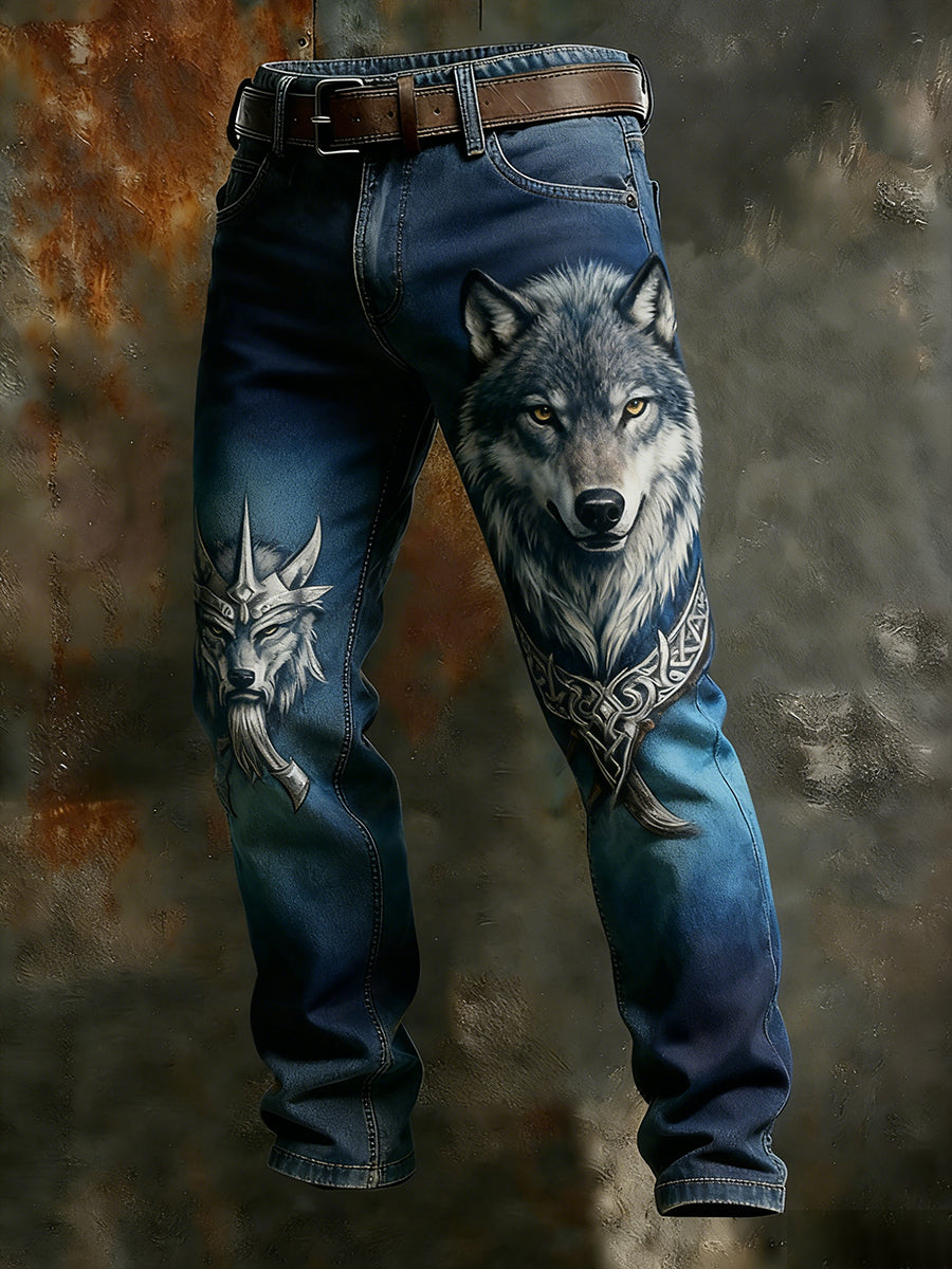 Męskie spodnie robocze retro styl biznesowy na co dzień