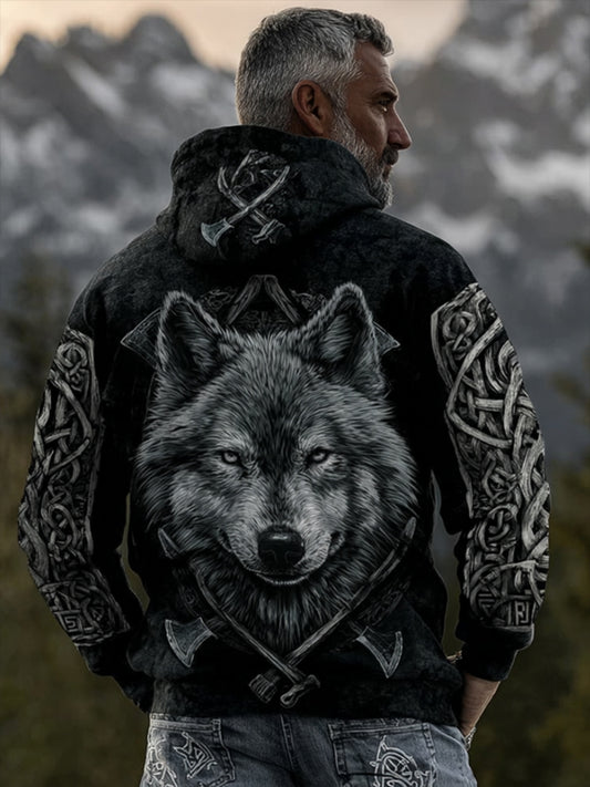 Męska bluza z kapturem Viking