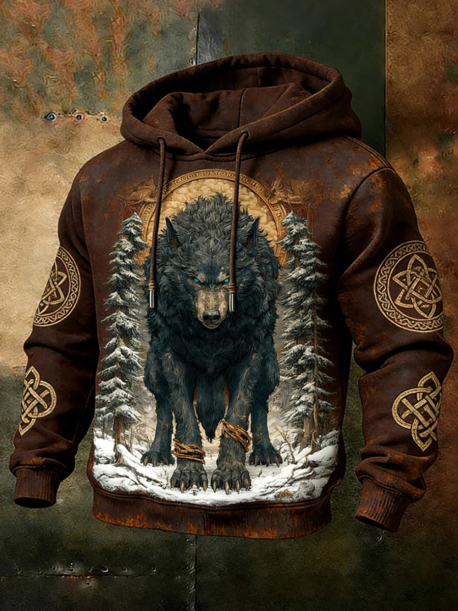 Męska bluza z kapturem Viking