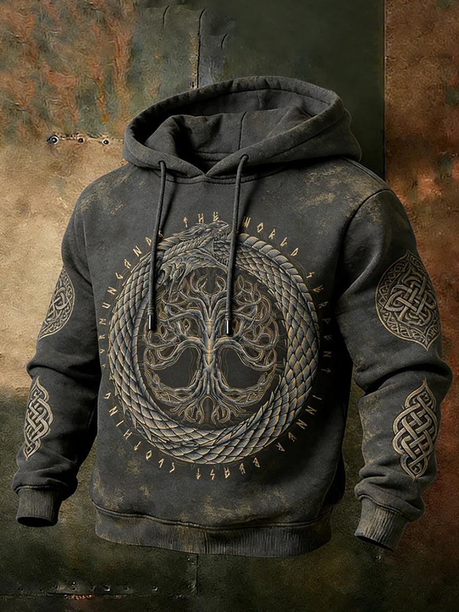 Męska bluza z kapturem Viking