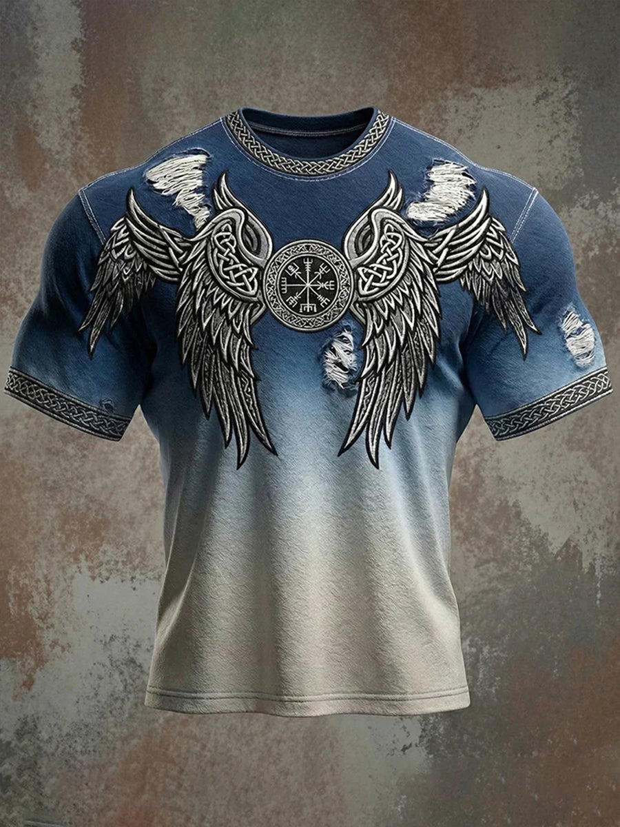Męska koszulka w stylu Viking
