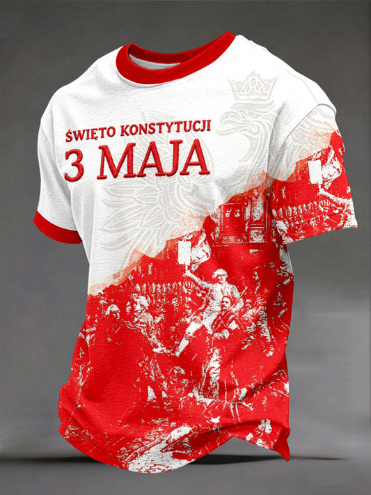Męskie koszulki z okazji Święta Konstytucji 3 Maja