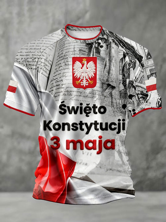 Męskie koszulki z okazji Święta Konstytucji 3 Maja