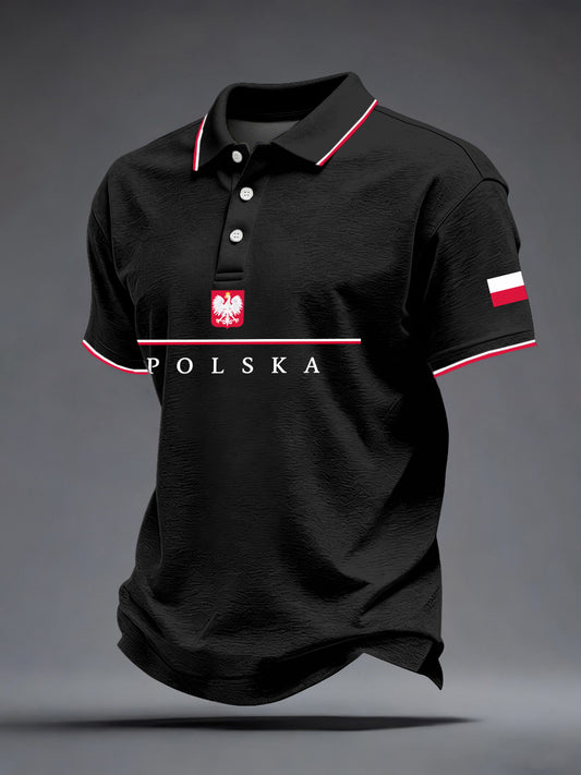 Męska koszulka polo z Polską