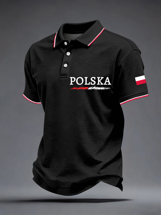 Męska koszulka polo z Polską
