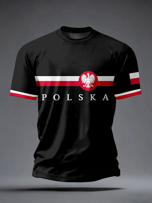 Męski t-shirt Polska
