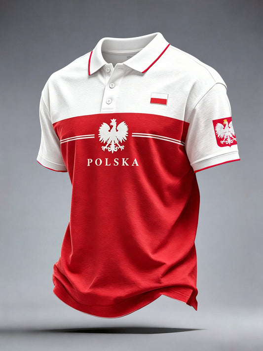Męska koszulka polo Polska