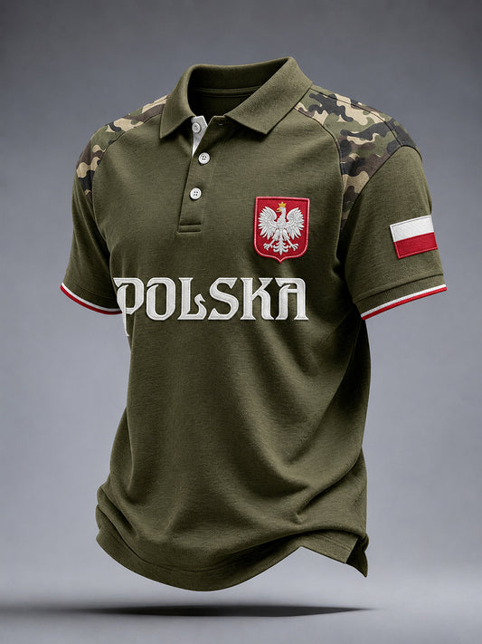 Męska koszulka polo z Polską