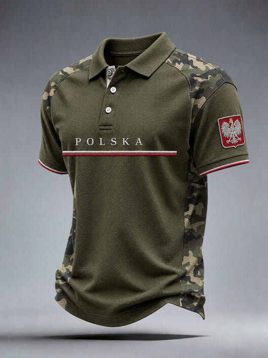 Męska koszulka polo z Polską