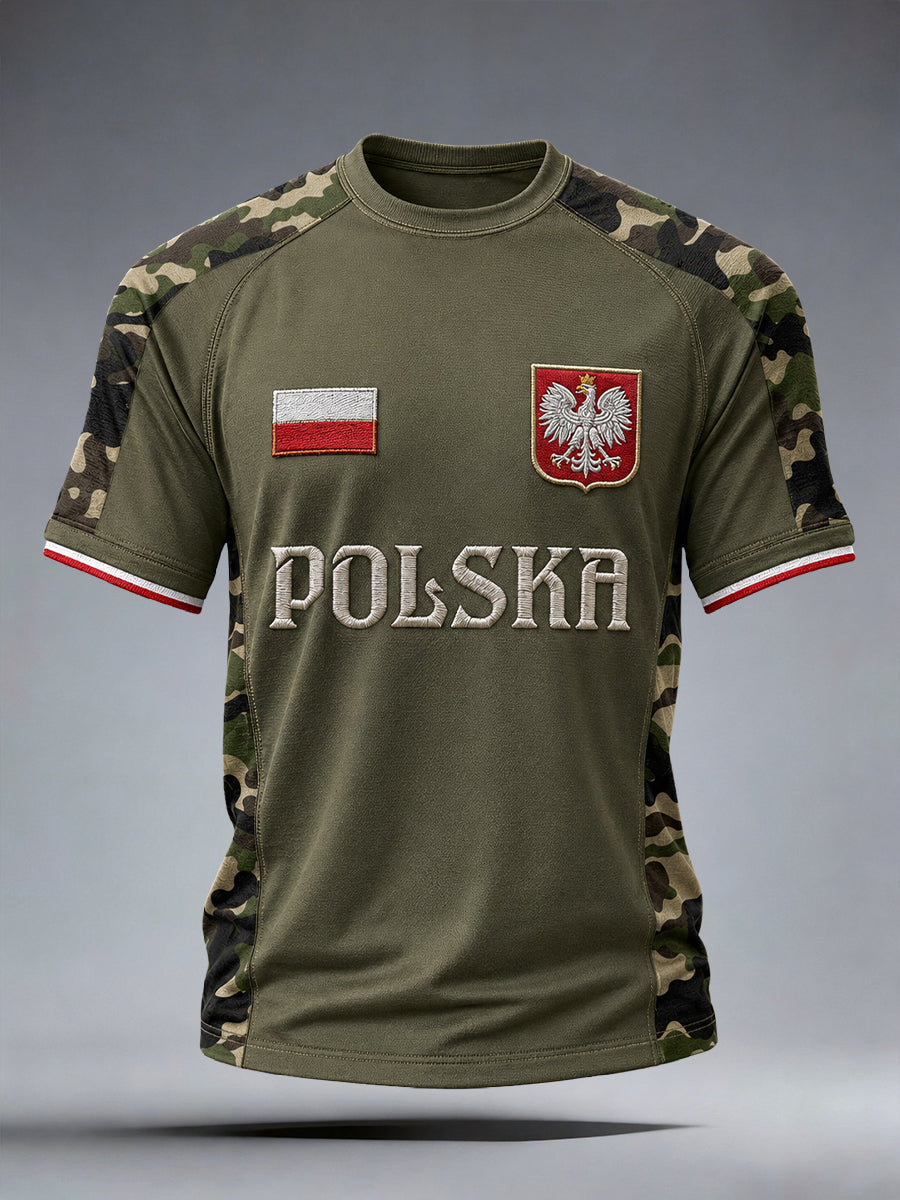 Męski t-shirt Polska