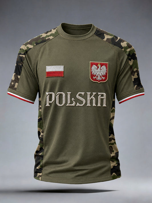Męski t-shirt Polska