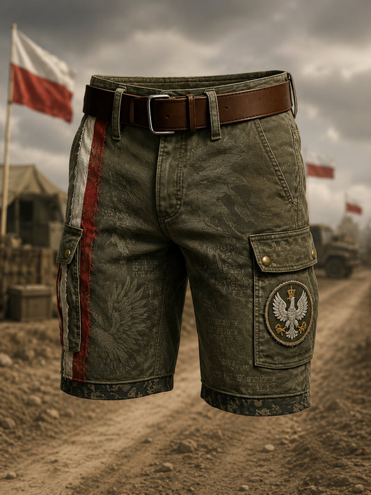 Męskie spodenki cargo wojskowe