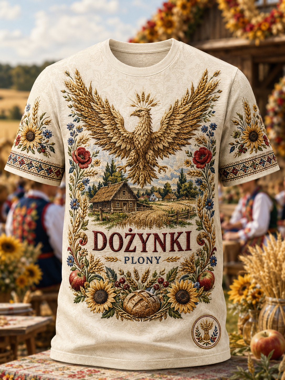 Koszulka z krótkim rękawem na męskie Dożynki