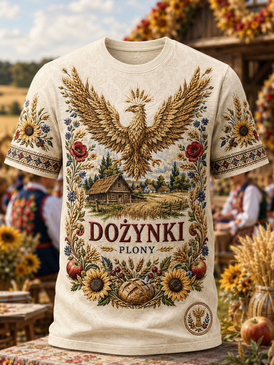 Koszulka z krótkim rękawem na męskie Dożynki