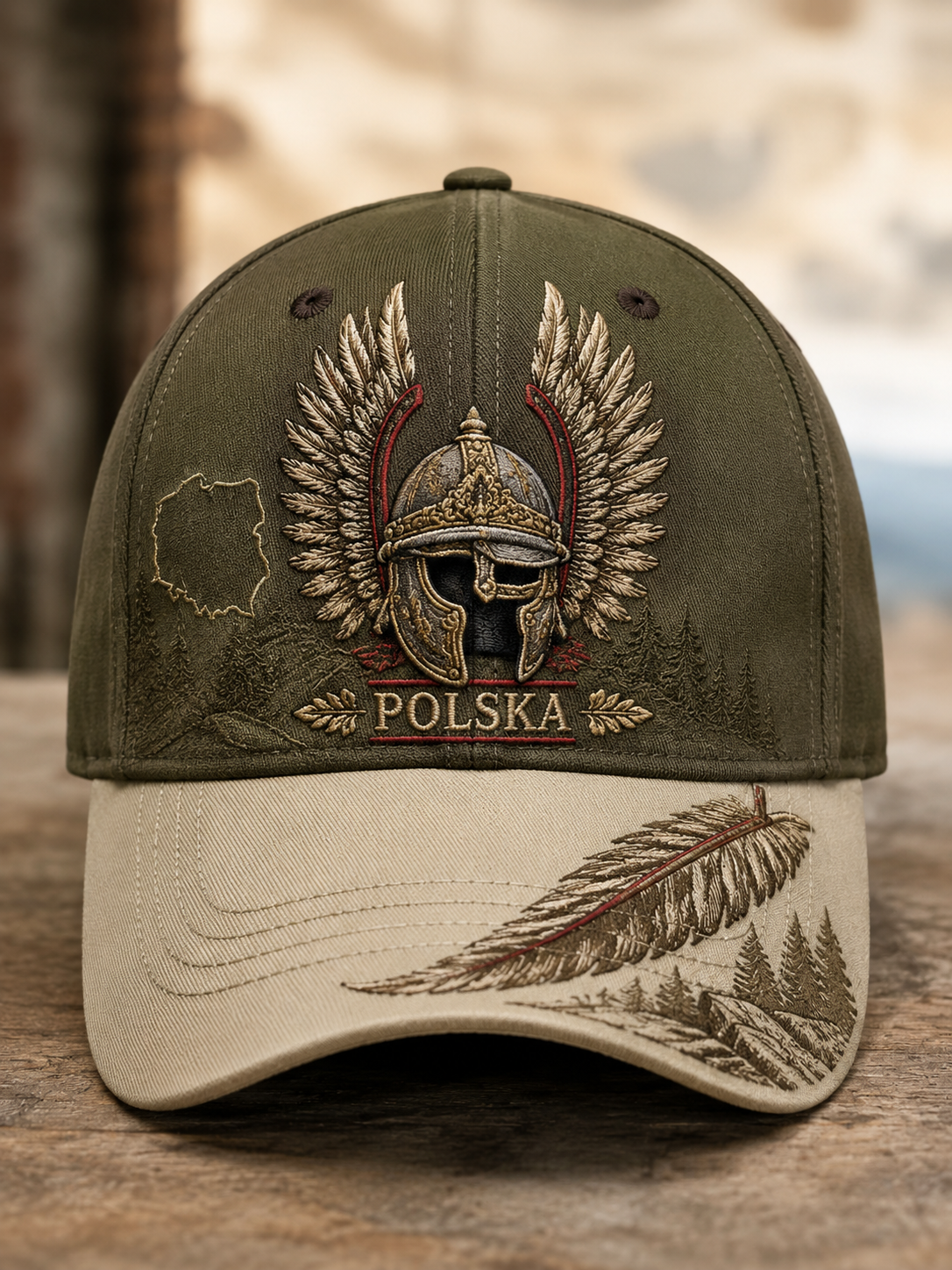Czapka unisex polskich sił zbrojnych
