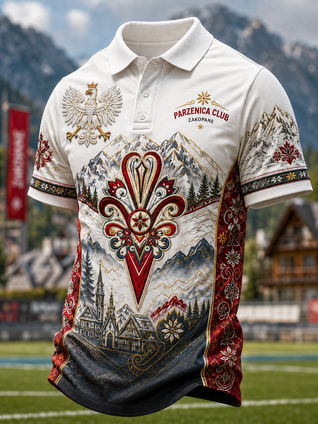 Męski koszulka z krótkim rękawem na Zakopane Górale Festiwal