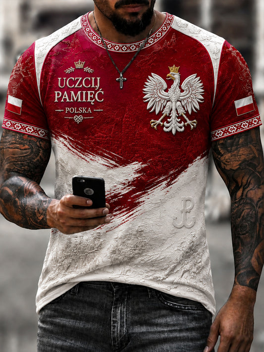 Klasyczna koszulka retro polski weteran Tribute