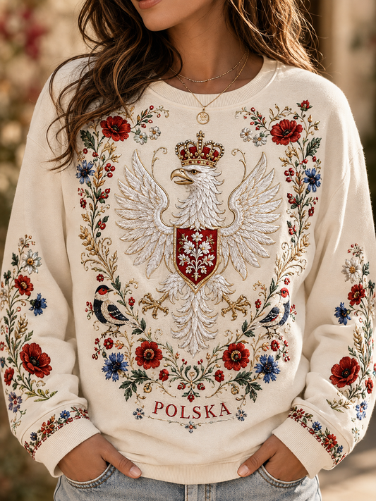 Bluza z rękawem raglanowym Polska