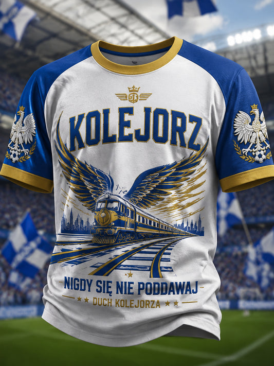 Stary koszulka z dziedzictwem piłkarskim Poznania