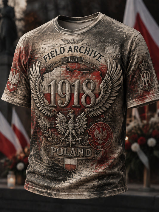 Dumna polska koszulka patriotyczna na co dzień