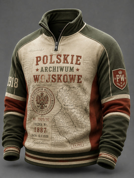 Męski bluza Polska Siła z motywami wojskowymi