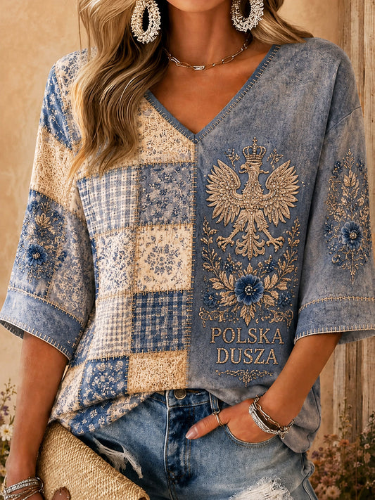 Koszulka damska Polska Siła Heritage