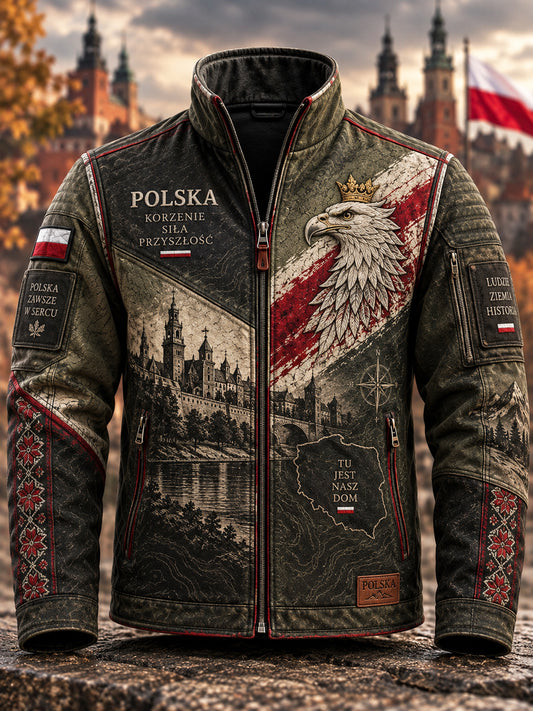 Męska kurtka w polskim tradycyjnym stylu