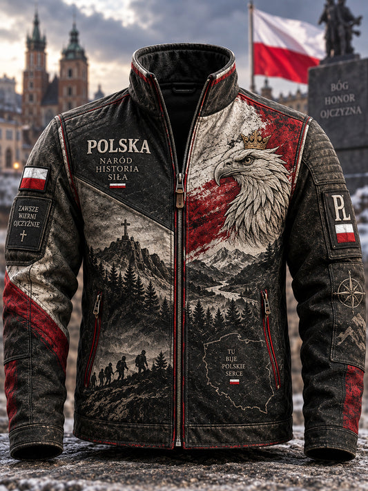 Męska Duma Polska Kurtka