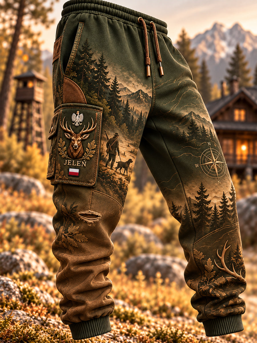 Herren-Freizeithose im Jagd-Style für die Saison